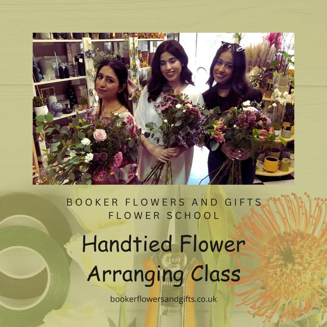 Handtied Flower Arranging Class at Booker Flowers and Gifts, Liverpool